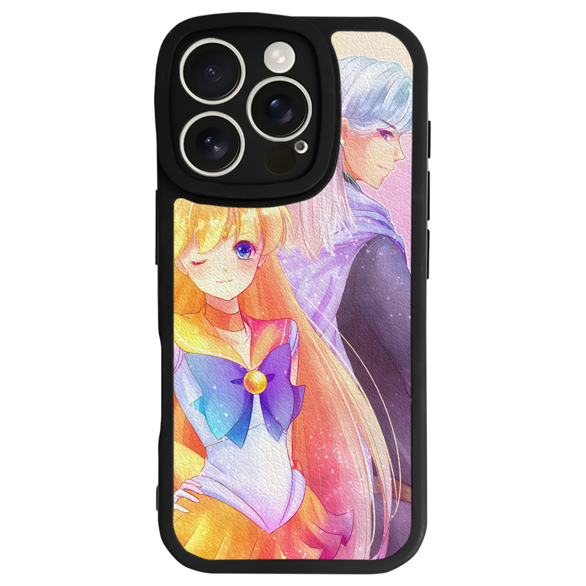 （画像用） 美少女戦士セーラームーン Sailor Moon 【iPhone 16シリーズ対応】シリコンスマホケース（レザー調） 材質：シリコン